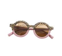 Fashion Kids Toddler Baby Girl Boy Round Sunglasses Leopard Bear UV400 for Protection Classic for Sun Protec Children Leopard Sunglasses Kids Uv400 Protection Baby Boy and Girl Double
