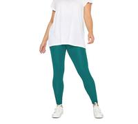 Fashion Knot Ladies Plain Stretchy Viscose Full Length Leggings Jegging Pants Size 8-30 Teal