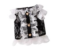 Fashion Lace Pet Vest Lace Vest Lovely Little Pet Wedding Night Clothes for Daily Walk or Photo Shoot