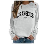 Fashion Ladies Hoodies Comfortable Plus Sizes Sweatshirt Top Jumper Jacket Fleece Sweatshirts Womens Activewear With Pockets Drop Shoulder Pullover Uni-Sex Plain Loose Light Gray