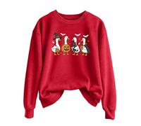 Fashion Ladies Hoodies Long Sleeves Sweatshirts Soft Cozy Hooded Pullover Sleeve Sweatshirt Y2K Clothes Fall Autumn Winter Thermal Fleece Tops Uk Sale Clearance Red