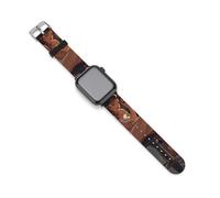 Fashion Lady Bar Restaurant Scottish Terrier Silicone Watch Band Replacement Watch Straps Adjustable Sport Wristband for Women Men 42mm/44mm