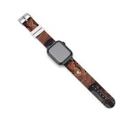 Fashion Lady Bar Restaurant Scottish Terrier Silicone Watch Band Replacement Watch Straps Adjustable Sport Wristband for Women Men 42mm/44mm