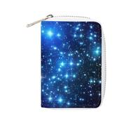 Fashion Leather Galaxy Stars_76285895 Printed Card Holder, Large Capacity Card Holder Small And Convenient Easily Put Into Pockets, Carry-on Bags, Backpacks, Etc. Meet Your Convenient Storage Needs