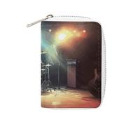 Fashion Leather Rock Band Stage1 Printed Card Holder, Large Capacity Card Holder Small And Convenient Easily Put Into Pockets, Carry-on Bags, Backpacks, Etc. Meet Your Convenient Storage Needs