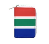 Fashion Leather South Africa Flag Printed Card Holder, Large Capacity Card Holder Small And Convenient Easily Put Into Pockets, Carry-on Bags, Backpacks, Etc. Meet Your Convenient Storage Needs