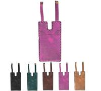 Fashion Leather Wallet,Western Boot Wallet with Snap Strap,Slim Cowboy Billfold,Handcrafted Leather Boot Credit Card Holder (04#)