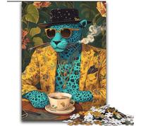 Fashion Leopard 2000 Pieces Jigsaw Puzzles For Teens And Adults, Pattern Assembly Fun at Home Activities, Birthday Present,Travel Gifts (70x100cm)