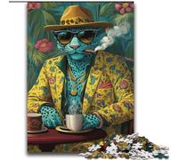 Fashion Leopard Jigsaw Puzzles for Adults 2000 Piece Puzzle, Brain Intelligence Challenge Addictive Toys for Home Decoration (70x100cm)
