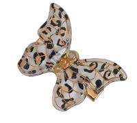 Fashion Leopards Print Hair Clip Women Butterfly Hair Barrette Durability Hairpin For Women Unique Accessories