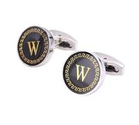Fashion Letter Cufflinks The English Alphabet Cuff Links Men Shirt Charm Cufflinks Personalized Initials Alphabet Cufflinks