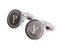 Fashion Letter Cufflinks The English Alphabet Cuff Links Men Shirt Charm Cufflinks Personalized Initials Alphabet Cufflinks
