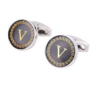 Fashion Letter Cufflinks The English Alphabet Cuff Links Men Shirt Charm Cufflinks Personalized Initials Alphabet Cufflinks