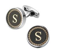 Fashion Letter Cufflinks The English Alphabet Cuff Links Men Shirt Charm Cufflinks Personalized Initials Alphabet Cufflinks