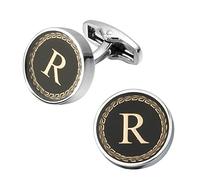 Fashion Letter Cufflinks The English Alphabet Cuff Links Men Shirt Charm Cufflinks Personalized Initials Alphabet Cufflinks