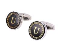 Fashion Letter Cufflinks The English Alphabet Cuff Links Men Shirt Charm Cufflinks Personalized Initials Alphabet Cufflinks
