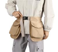 Fashion Lightweight Nylon Men Waist Tactical Tool Bag | Multi-pocket casual fanny pack holds essentials for hiking, biking, and outdoor sports. Durable trend pouch for men