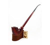 Fashion - Long"Lord" Tobacco Smoking Pipe of Pear Wood Pipe 33 cm / 13'' Churchwarden Style. Designed for Pipe Smokers (Pipe and Stand)