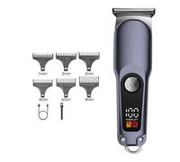 Fashion Men Hair Trimming Set Fashion Hair Styling Device Suitable for Vintage Pompadour Looks with LCD Display Grooming Tool