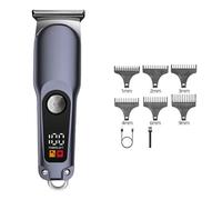 Fashion Men Hair Trimming Set Fashion Hair Styling Device Suitable for Vintage Pompadour Looks with LCD Display Home Haircutting Set