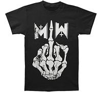 Fashion Men's Summer T-Shirt Motionless in White Men's Middle Finger T-Shirt Men Cotton T Shirt XXL