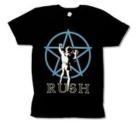 Fashion Mens T Shirt Adult Rush Starman Black 3XL