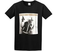 Fashion Men's T-Shirt Boogie Down Productions by All Means Necessary - BDP KRS One Hip Hop NYC Crew Neck Tops Tee Black M