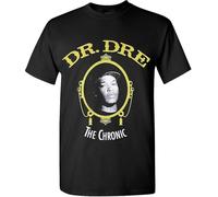 Fashion Men's T-Shirt Dr Dre T Shirts Hip Hop Legend Rappers Graphic Chronic Men Printed T Shirt(Medium)