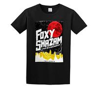 Fashion Men's T-Shirt Foxy Shazam Electric Citizen Band Crew Neck Tops Tee Black L