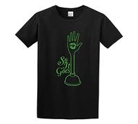 Fashion Men's T-Shirt Inspired by Kurt Vonnegut - Tralfamadorian So It Goes Cult Literature Crew Neck Tops Tee Black M