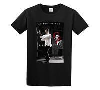 Fashion Men's T-Shirt IP Man 3 Kungfu Wing Chun Movie Crew Neck Tops Tee Black XL
