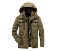 Fashion Mens Winter Jacket Men Thick Casual Outwear Jackets Men's Windproof Parkas Plus Size Velvet Warm Coat