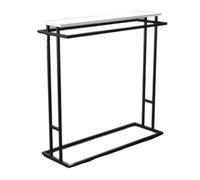 Fashion Modern Clothing Rack, Garment Racks Heavy Duty Double Rod Clothing Garment Rack, Hanging Clothes Shelf Clothes Display Organizer For Bedroom, Clothing Store ( Color : Black , Size : 120*50*150