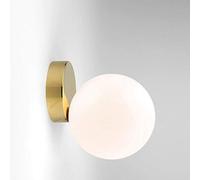 Fashion Modern CreativeWall Light, Nordic Minimalist Milky White Glass Lamp Shade Bedroom Hotel Bedside Wall Lamp, TV Background Wall Personality Living Room Corridor Aisle Stair Scon