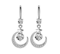 Fashion Moon And Star Drop Earrings For Women Multifuntional Ear Jewelry For Every Occasion Pendant Earrings Daily Elegant Party