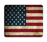 Fashion Mouse Mat USA America Flag Customized Rectangle Mousepad