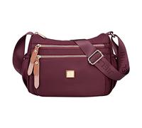 Fashion Multicolor Nylon Large Capacity Zipper Adjustable Shoulder Strap Messenger Bag