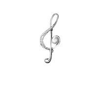 Fashion Music Note Sheet Brooch Colorful Rhinestone Note Treble Clef Brooch Pin Scarf Buckle for Women Wedding Concert Party Jewelry Gift, Metal, pearl