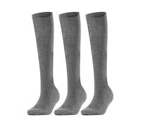 FASHION MY LOVE 3 Pairs Girls Knee High School Socks Cotton Socks, Back to School Socks Uniform Party Wear Comfort Fit Long Socks Stocking Girls Bow Knee High Kids School Sock