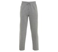 FASHION MY LOVE Jogging Pants Mens Tracksuit Bottoms Trousers Casual Mens Joggers for Men UK Zip Pockets Elasticated Open Hem Classic Jog Pants Jog Sweatpants Sports Joggers Silver Grey