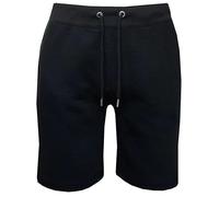 FASHION MY LOVE® Men's Shorts Summer Fleece Jogging Lounge Wear Shorts Men’s Fleece Jogging Sweat Shorts with Drawstring Casual, Training, Running and Workout Short for Men Size S-XL Black