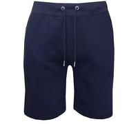 FASHION MY LOVE® Men's Shorts Summer Fleece Jogging Lounge Wear Shorts Men’s Fleece Jogging Sweat Shorts with Drawstring Casual, Training, Running and Workout Short for Men Size S-XL Navy