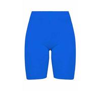 FASHION MY LOVE Womens Cycling Style Cotton Dancing Shorts Ladies Stretchy Above Knee Shorts Active Sport Shorts Leggings Hot Pants Yoga Sports Short Size UK 8 to 22 Royal Blue