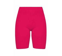 FASHION MY LOVE Womens Cycling Style Cotton Dancing Shorts Ladies Stretchy Above Knee Shorts Active Sport Shorts Leggings Hot Pants Yoga Sports Short Size UK 8 to 22 Cerise
