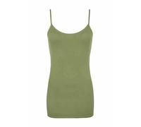 FASHION MY LOVE Womens Plain Sleeveless Round Scoop Neckline Stretch Slim Straps Strappy Straight Fitted Camisole T-Shirt Vest Top UK Size 8-26