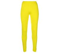 FASHION MY LOVE Womens Plain Stretchy Viscose Leggings Ladies Viscose Soft Elasticated Waist Leggings Ladies Full Length Legging for Gym and Casualwear Sizes UK 8-26 Yellow
