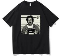 Fashion My Name is Earl Pattern Tshirt Summer Men Women Unisex Hip Hop Style T Shirt Harajuku Retro T-Shirt Man Tee Men Black XL L