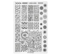 Fashion Nails Art Stamping Plate Manicure Nails Art Designs Decoration Accessories For Home And Professional Salon Use Everyday Nail