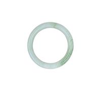 Fashion Narrow Round Tianshan Jade Bangle Bracelet for Women Wealth Chinese Good Luck Bracelet Woman Genuine Natural Green Jade Stone Jade Bangle Birthday (1Tianshan1, 60-61)