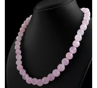 Fashion Natural 8/10/12mm Pink Rose Quartz Gemstone Round Beads Necklace 18'' AA-8 mm
